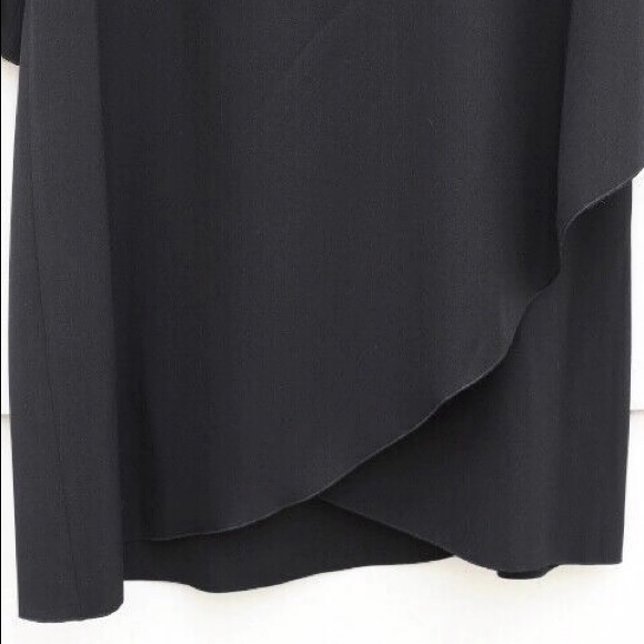 Anne Klein Shift Dress Black Boat Neck long Sleeve - Picture 8 of 8